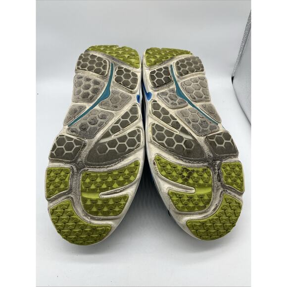 HOKA One One Bondi B Men\'s Size 12.5 Teal Blue and White Running Shoe Zero Grav main image 5
